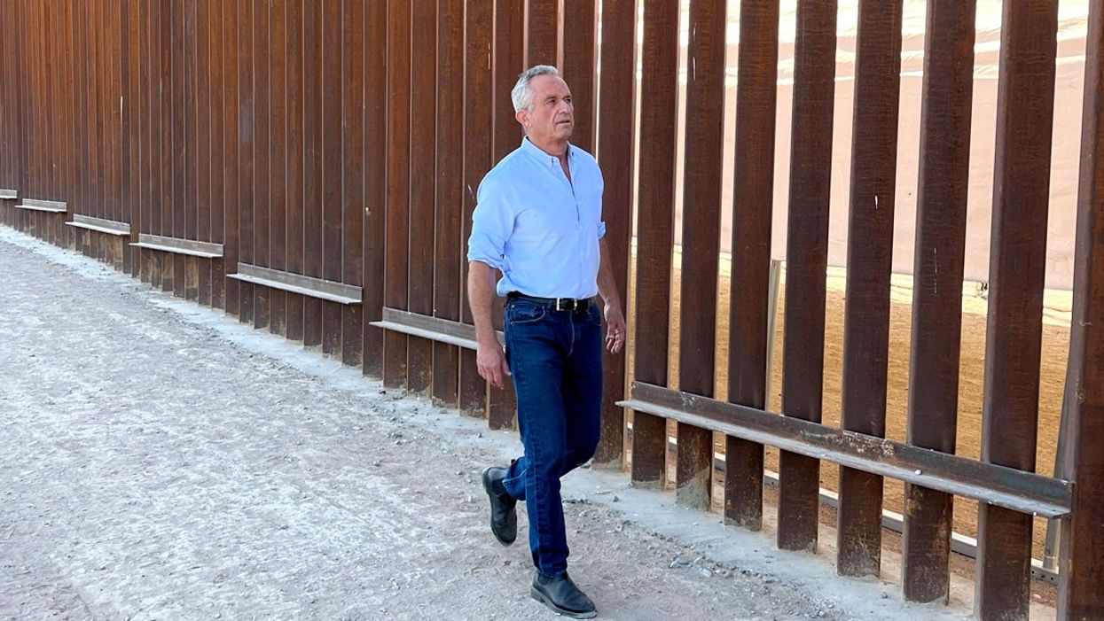 Robert F Kennedy Jr tells Americans he will 'make border impenetrable' as Texas sends MORE buses full of migrants