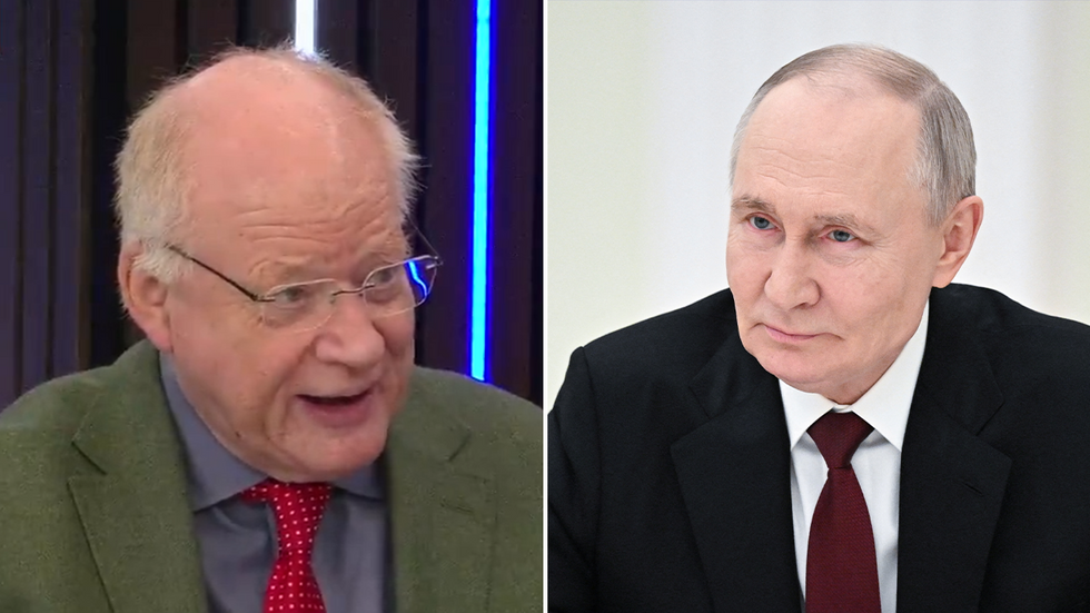 Robert Fox and Vladimir Putin