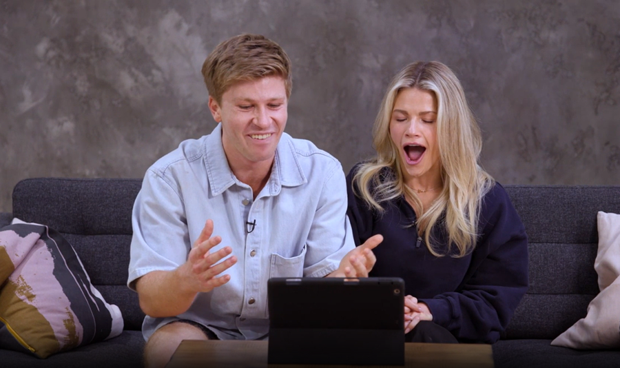 Robert Irwin and Witney Carson