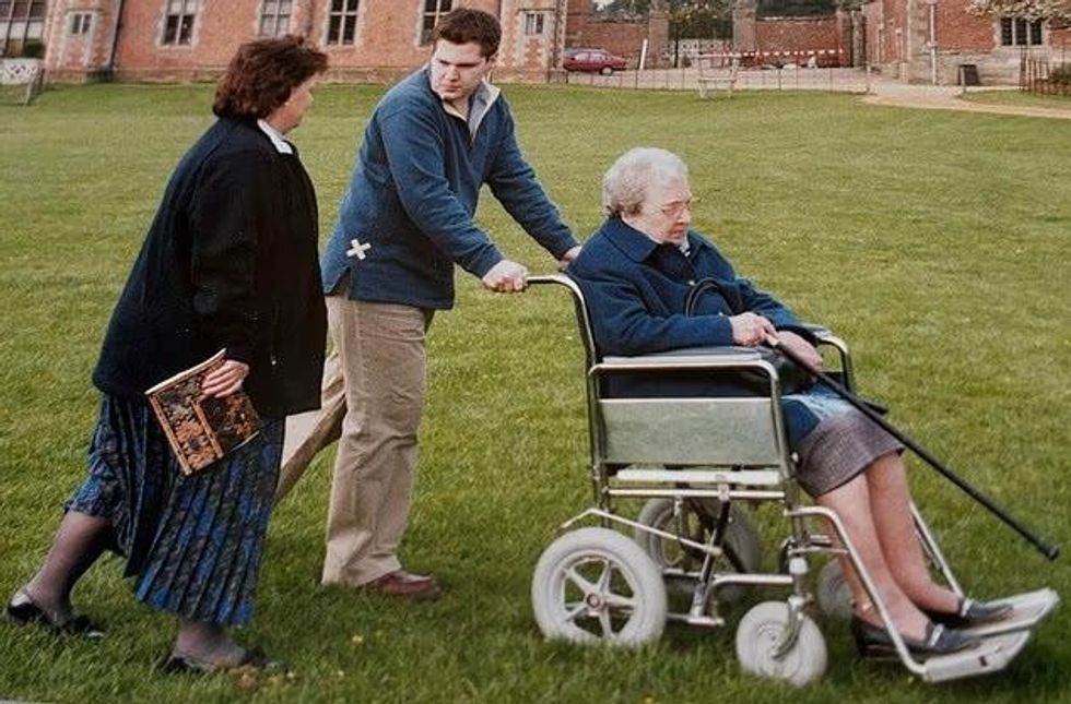 Robert Jenrick  and his grandmother