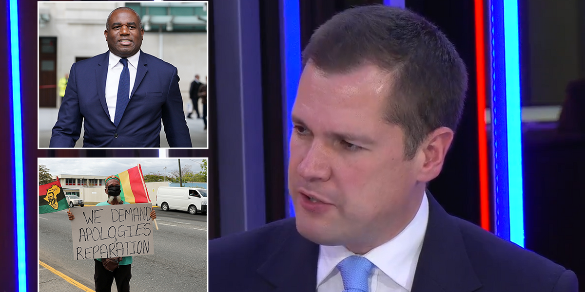 NextImg:‘Lammy puts other countries first!’ Jenrick rages against reparations as Tory leadership hopeful vows to halve foreign aid