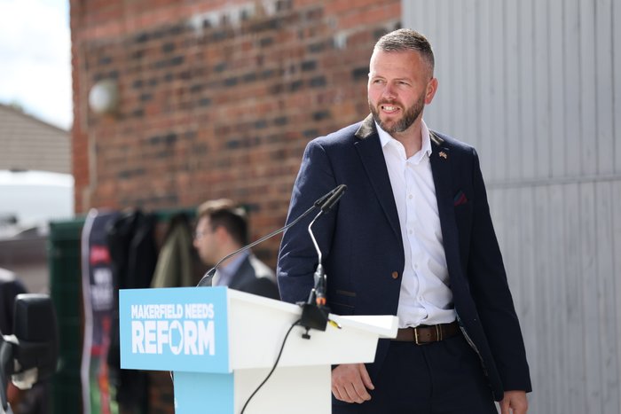 Robert Kenyon is Reform UK's Makerfield candidate