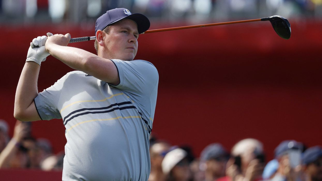 Robert MacIntyre was subjected to a barrage of heckles from the Bethpage Black galleries on Friday as Team Europe narrowly missed out on a perfect start to the Ryder Cup