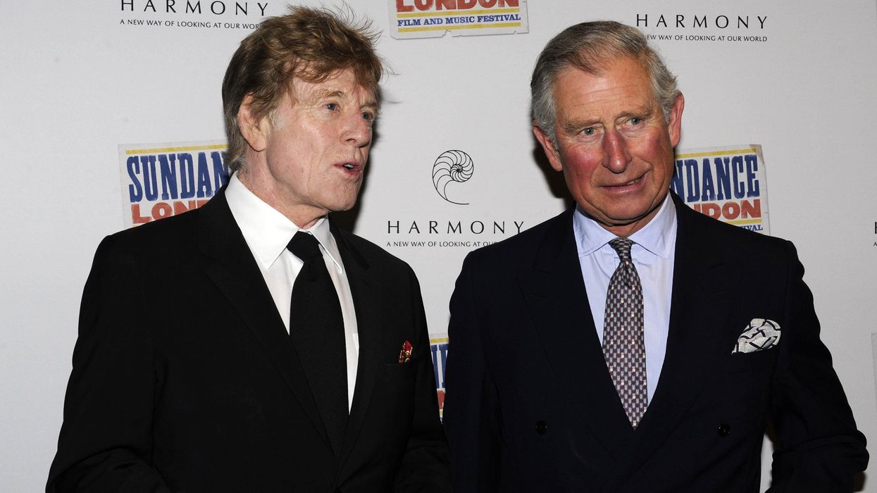 Robert Redford and King Charles