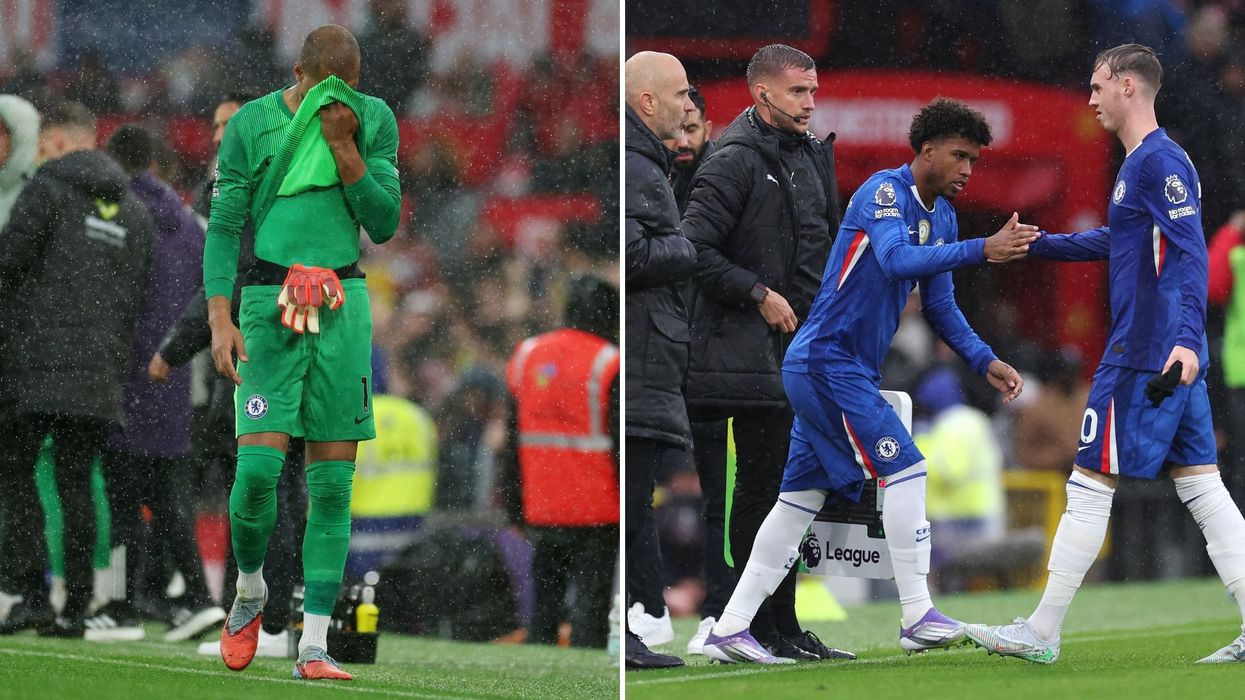 Robert Sanchez sent off against Man Utd as Enzo Maresca hauls surprise Chelsea player off