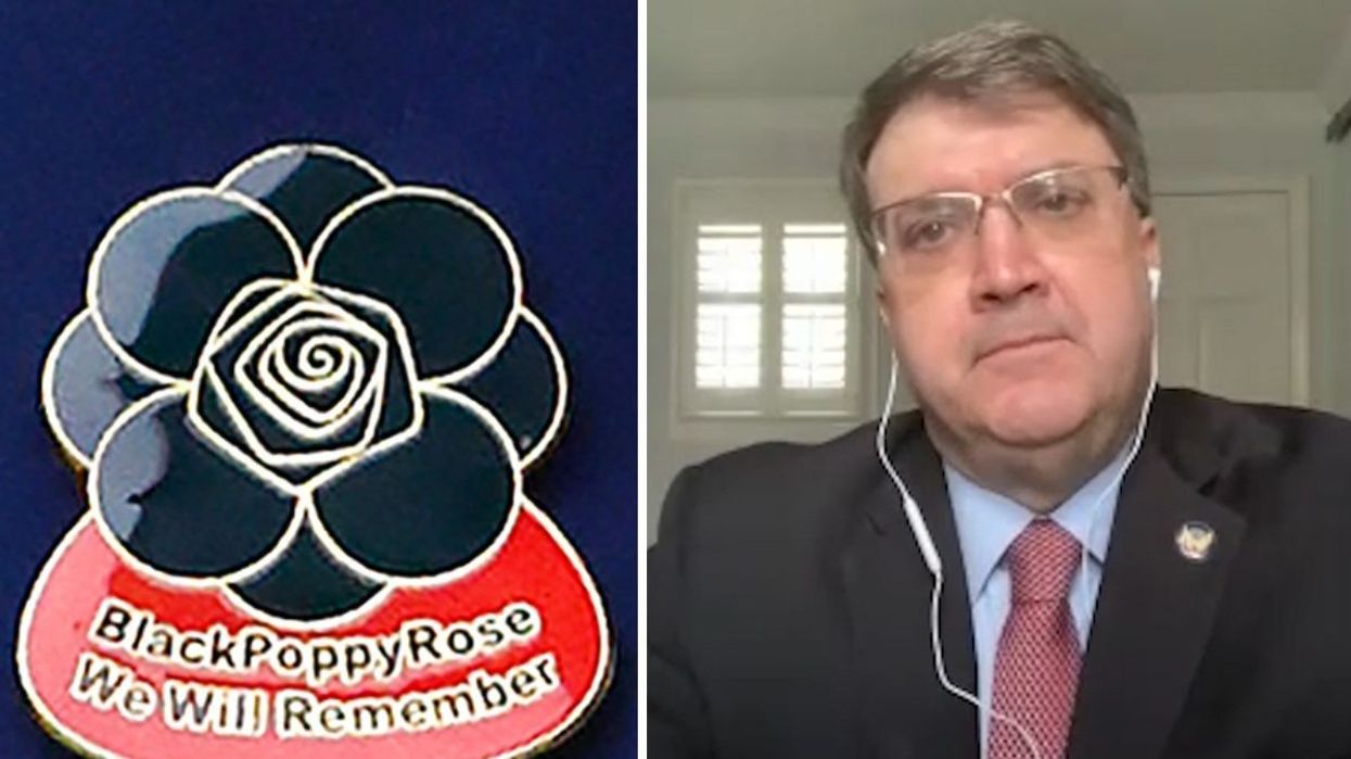Robert Wilkie, who is a Colonel in the US Air Force Reserves, criticised the use of the 13-year-old black poppy appeal