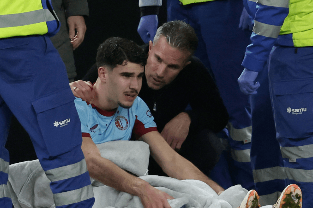 Robin van Persie and son Shaqueel