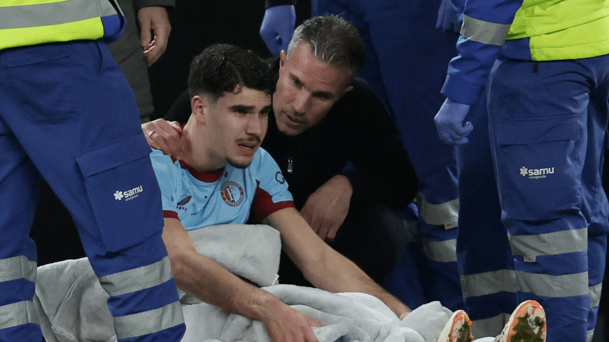 Robin van Persie and son Shaqueel