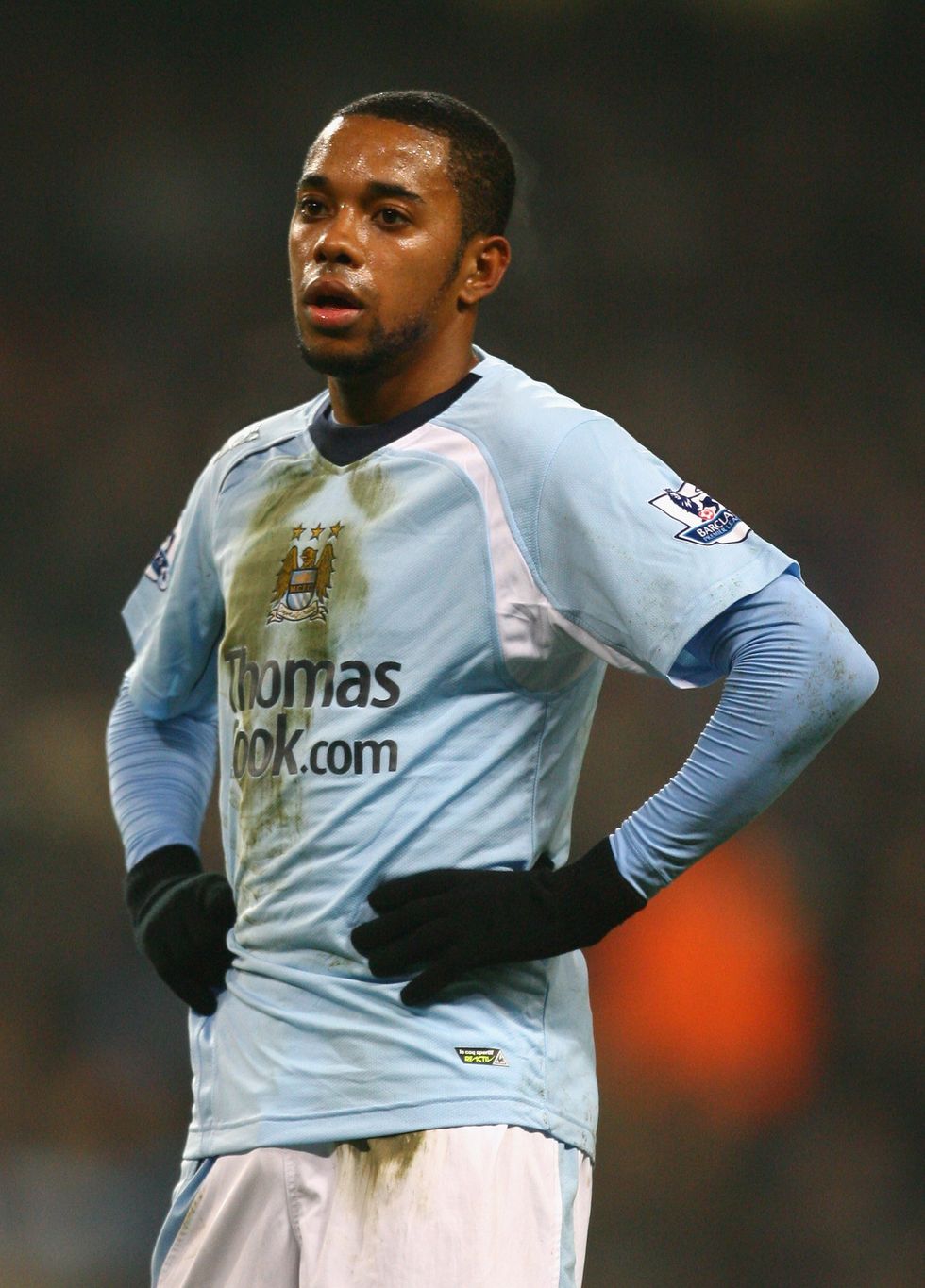 Robinho formerly played for Manchester City