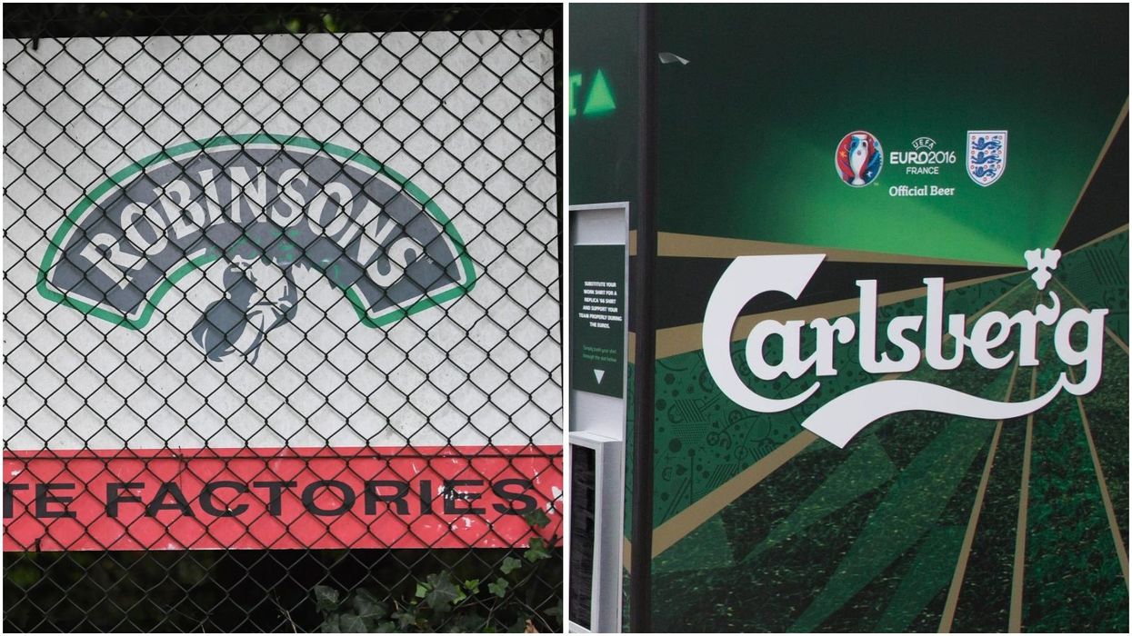 Robinsons and Carlsberg logo