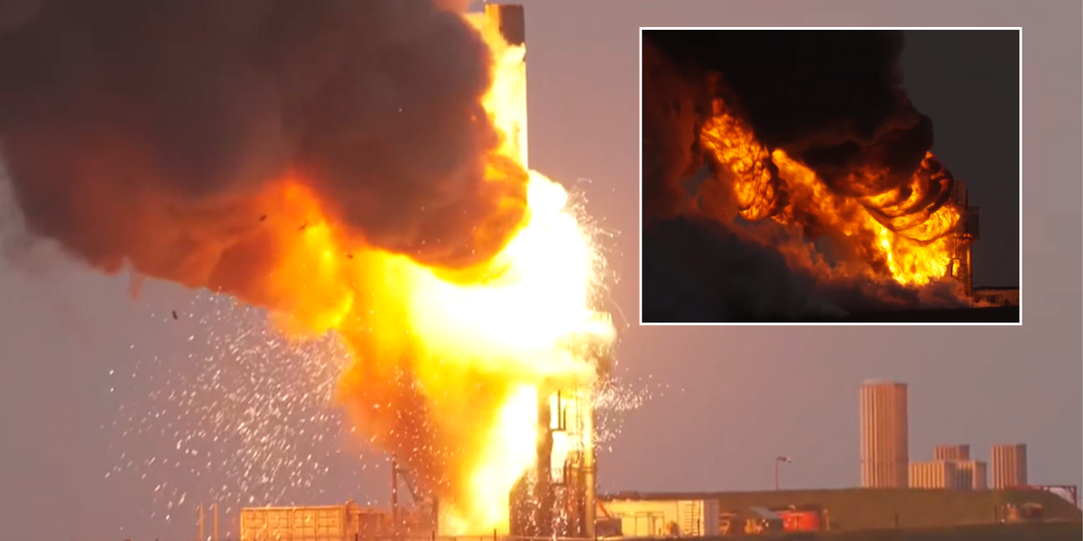 NextImg:Rocket EXPLODES on launchpad at UK spaceport as engine engulfed in huge fireball