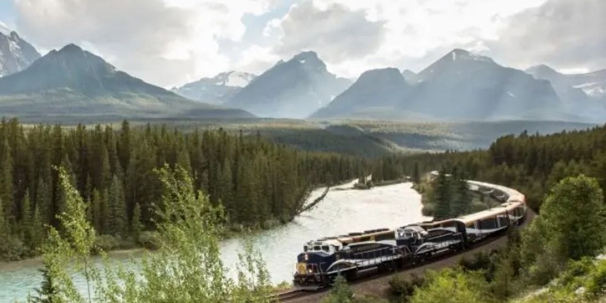 New rail route will run between breathtaking Canadian mountains - but only for one summer