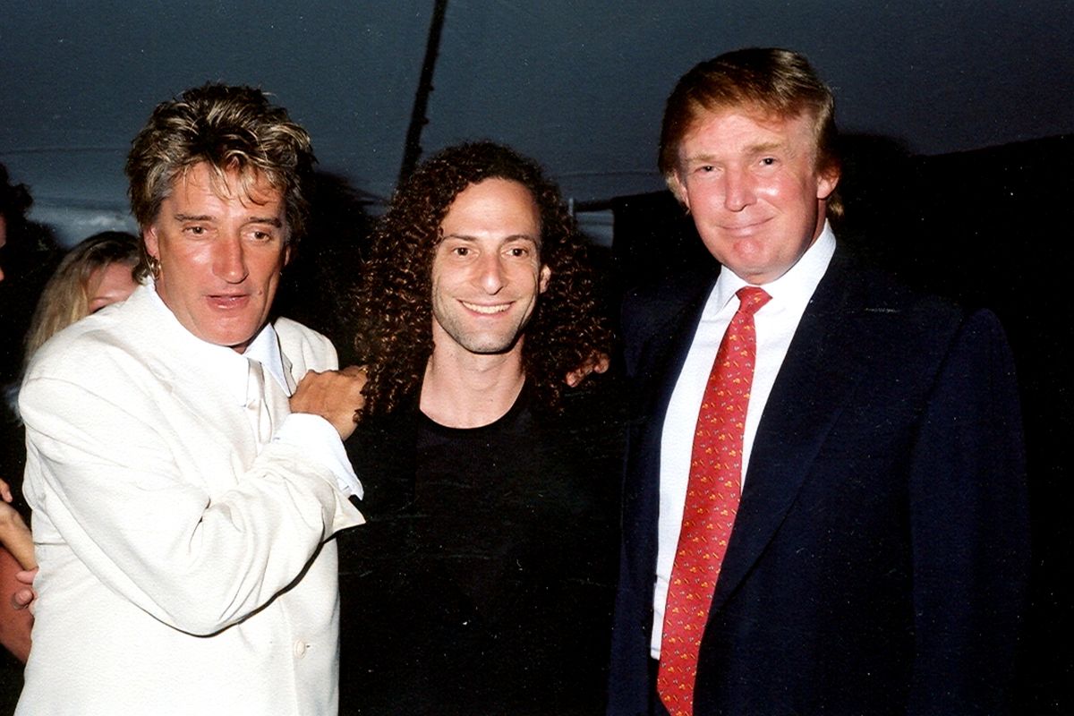 Rod Stewart and Donald Trump