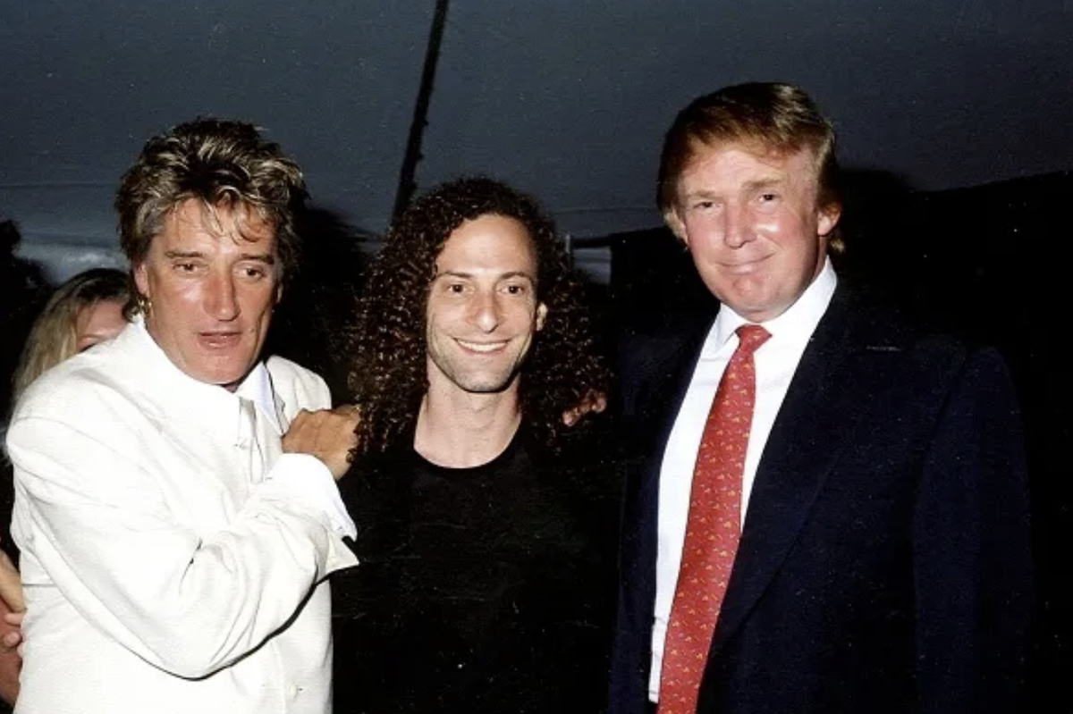 Rod Stewart and Donald Trump