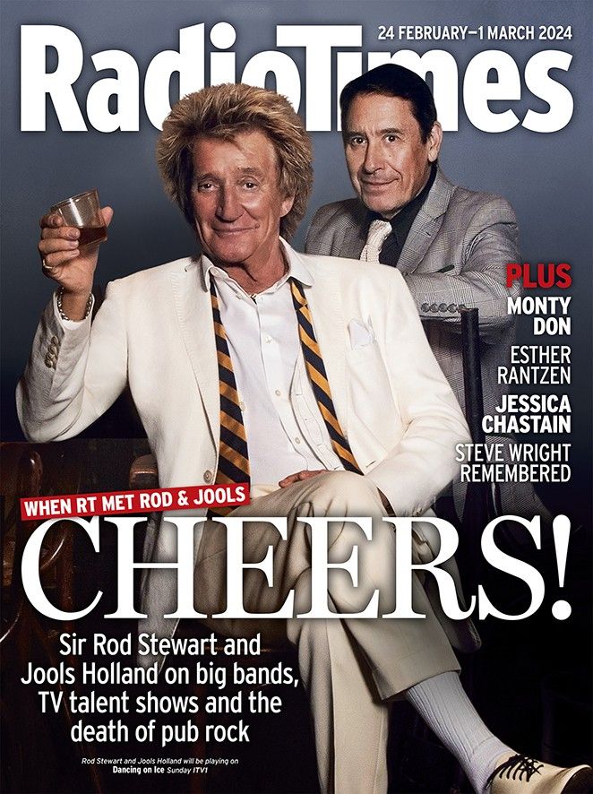 Rod Stewart and Jools Holland