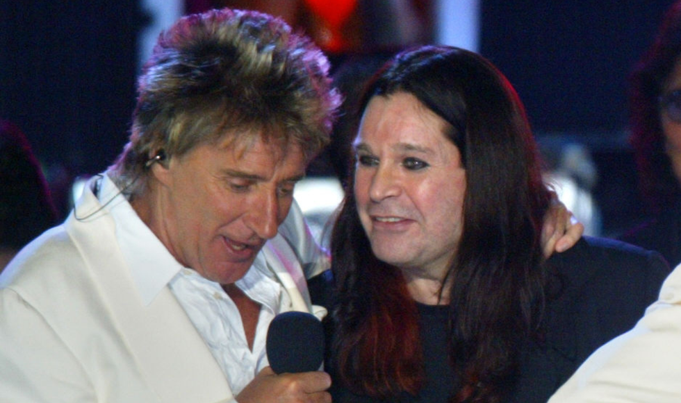 Rod Stewart and Ozzy Osbourne