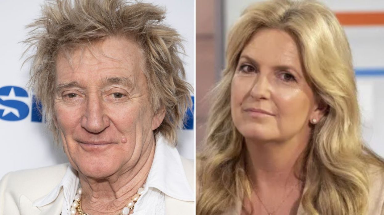 Rod Stewart and Penny Lancaster