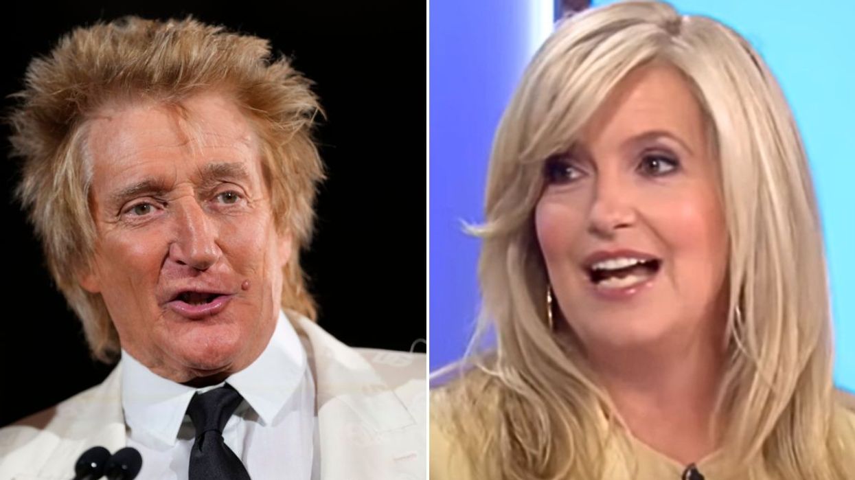 Rod Stewart and Penny Lancaster