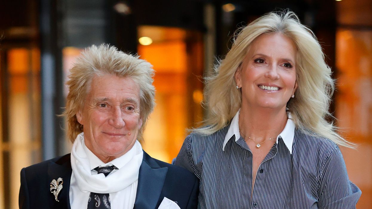 Rod Stewart and Penny Lancaster