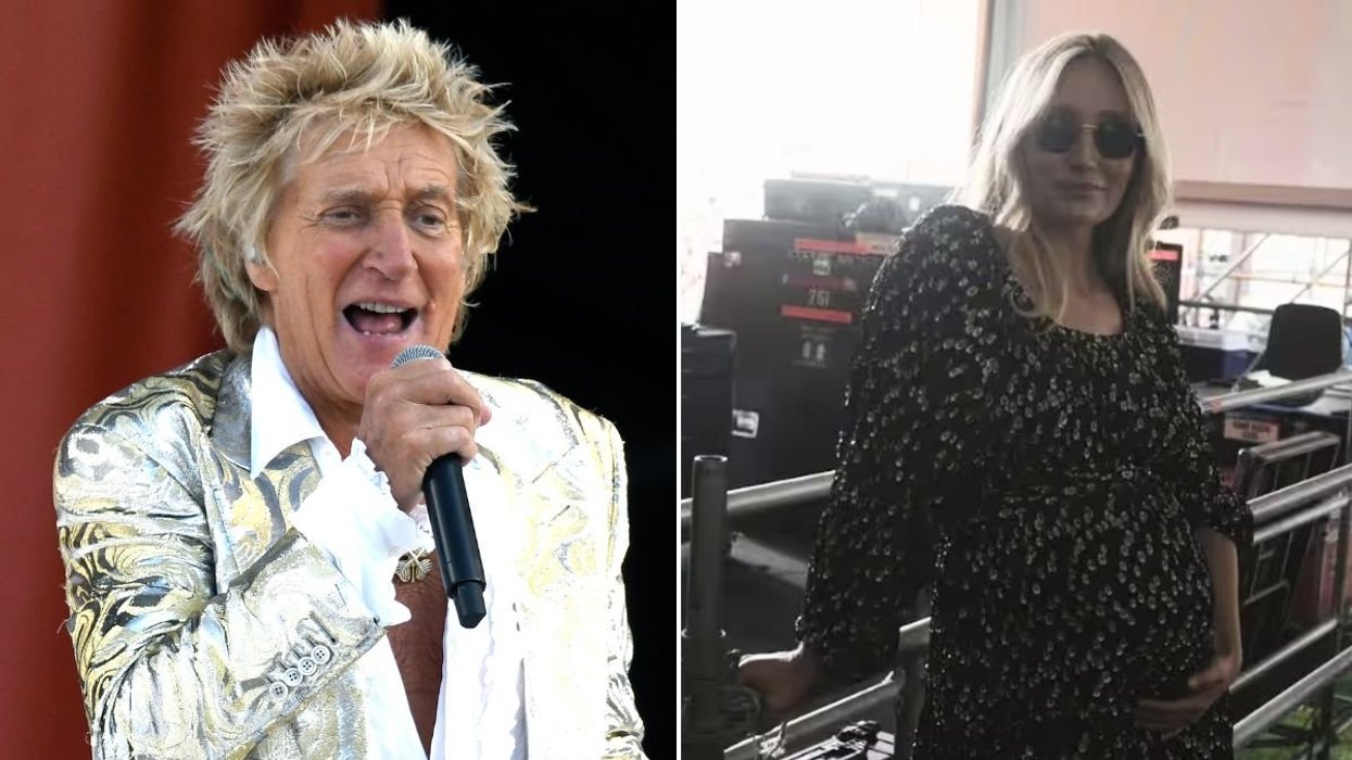 Rod Stewart and Ruby Stewart