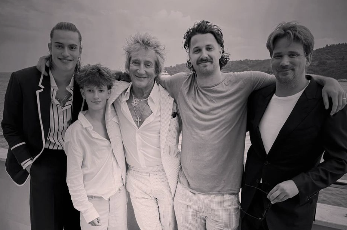 Rod Stewart and sons