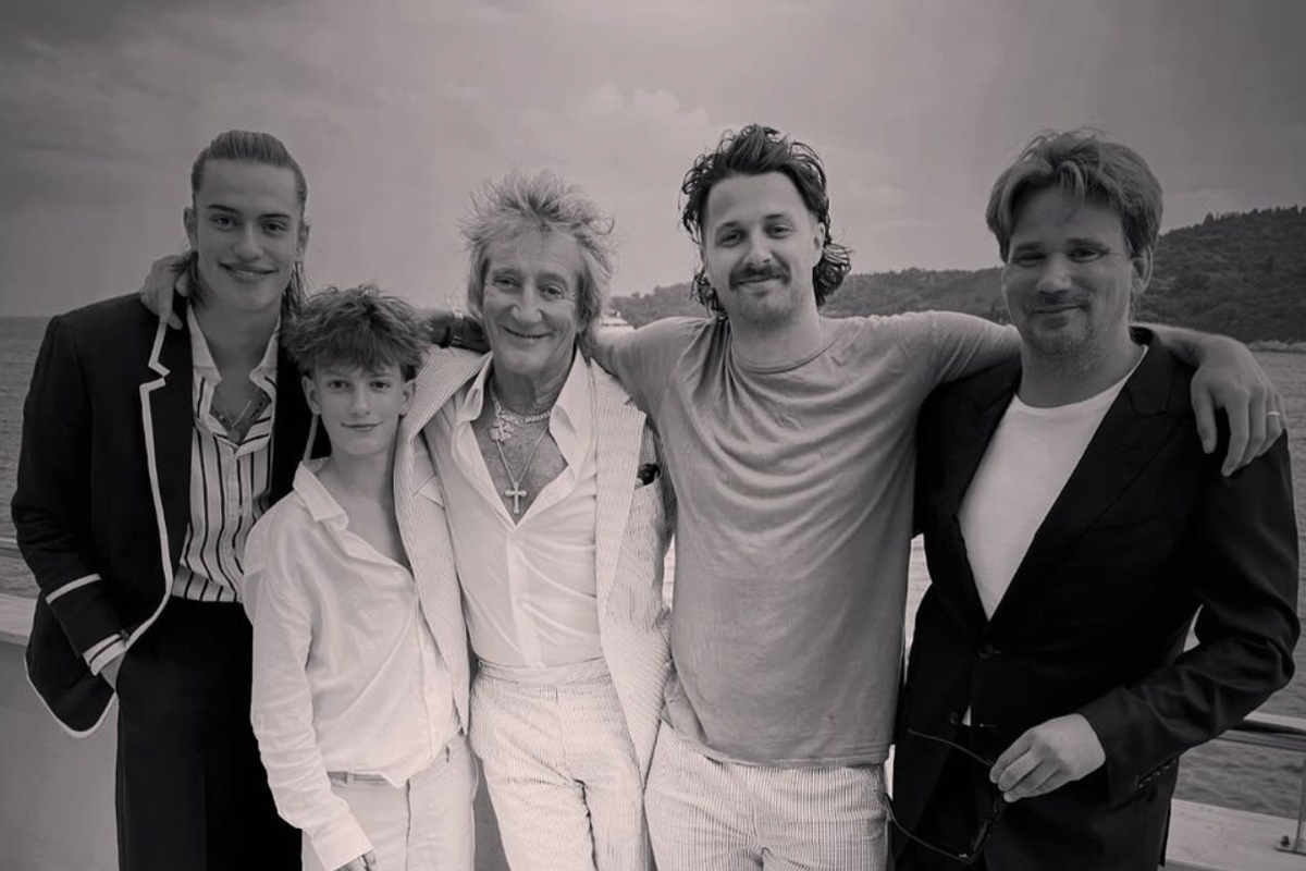 Rod Stewart and sons