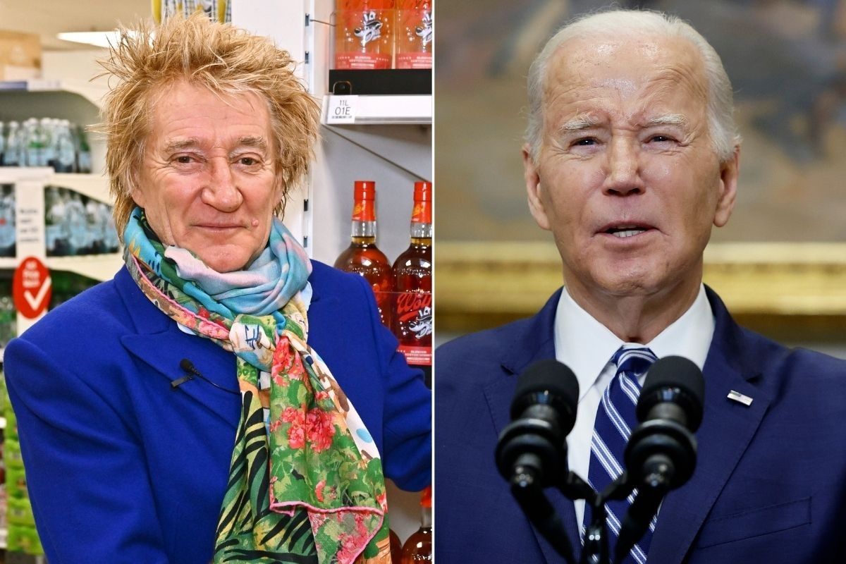 Rod Stewart has blasted Joe Biden