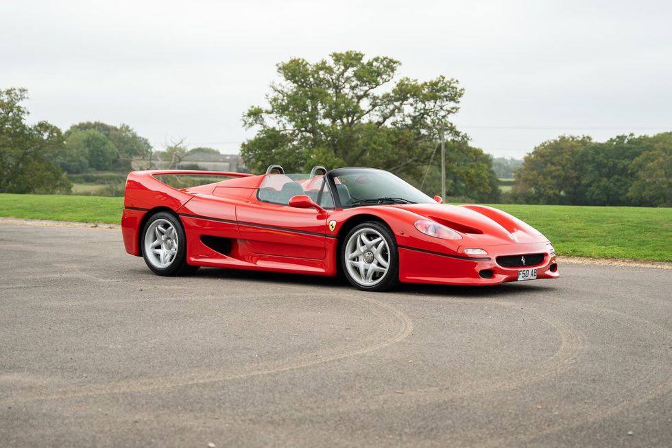 Rod Stewart's 1997 Ferrari F50 sold in November 2023