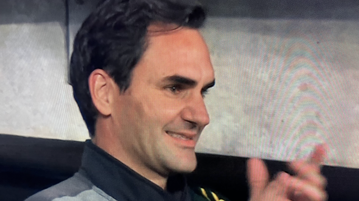 Roger Federer South Africa Rugby World Cup Final