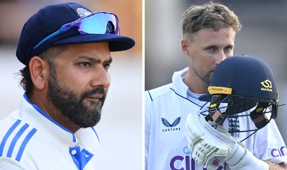 Rohit Sharma and Joe Root