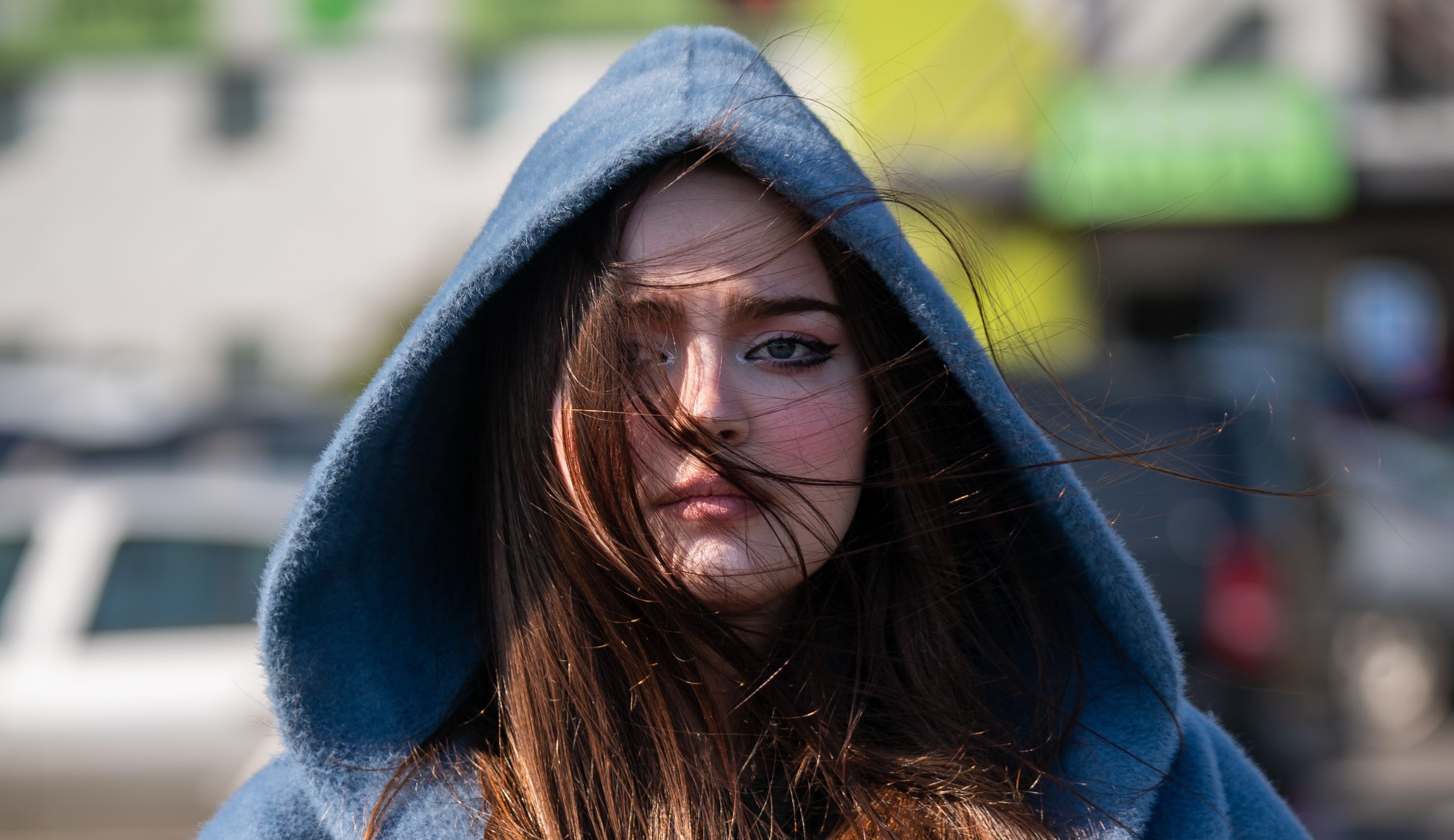 Roksolanna Mokhnnenko 22 a Ukrainian refugee after talking to the media at the Lemon Hotel, Tourcoing, France. Picture date: Thursday March 10, 2022.