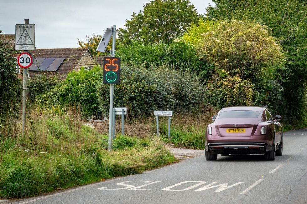 Rolls-Royce funds new Speed Indicator Devices to improve road safety in local community