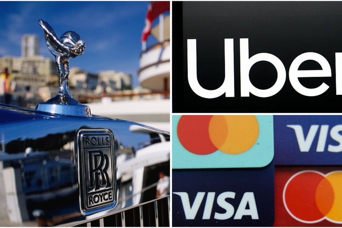 Rolls-Royce, Uber and Visa