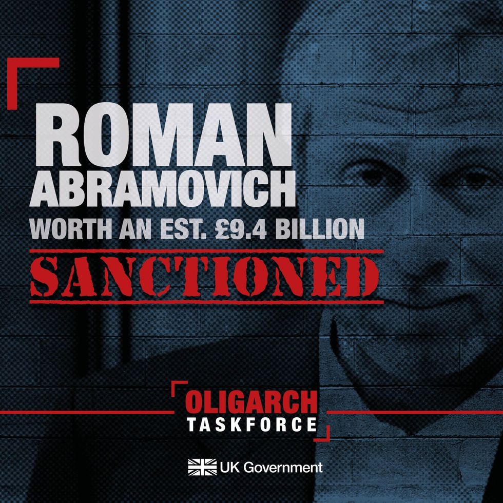Roman Abramovich sanctioned
