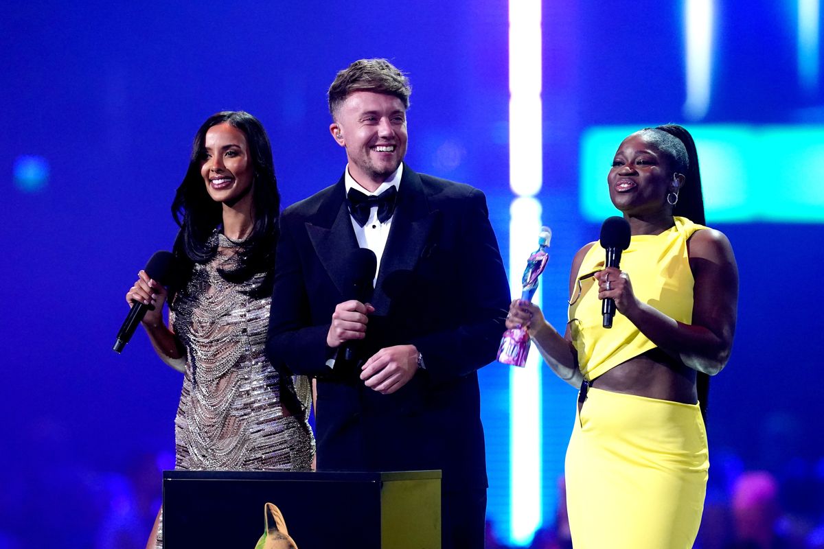 Roman Kemp hosted the Brits 2024 alongside Maya Jama and Clara Amfo