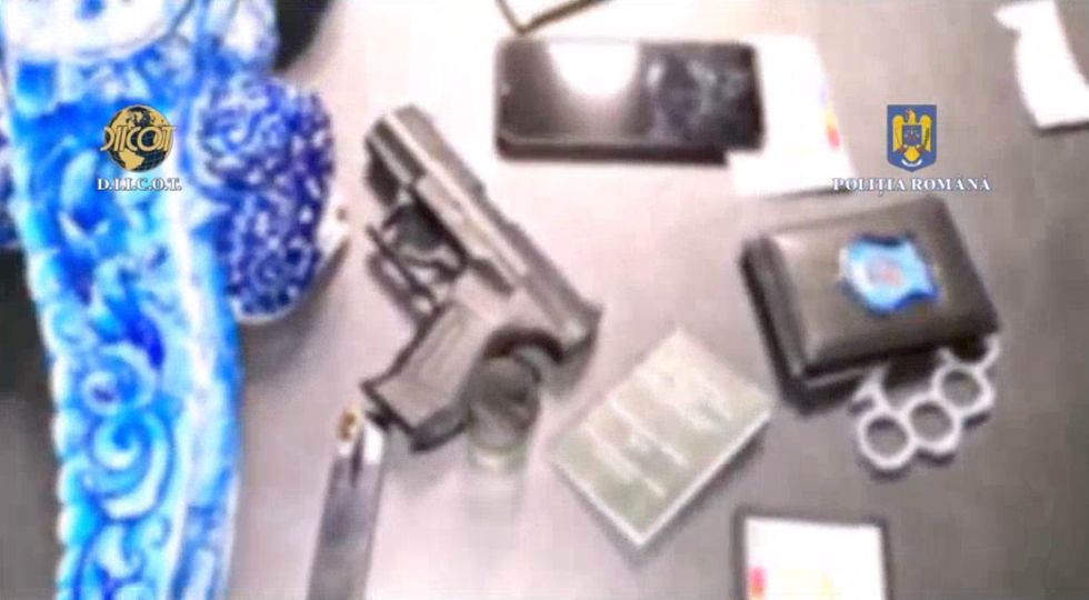 Romania\u2019s Directorate for Investigating Organised Crime and Terrorism released footage of the raid