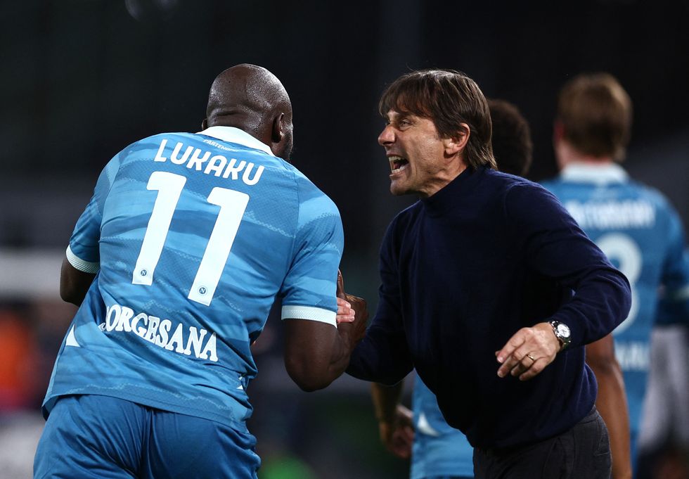Romelu LUKAKU and Antonio CONTE