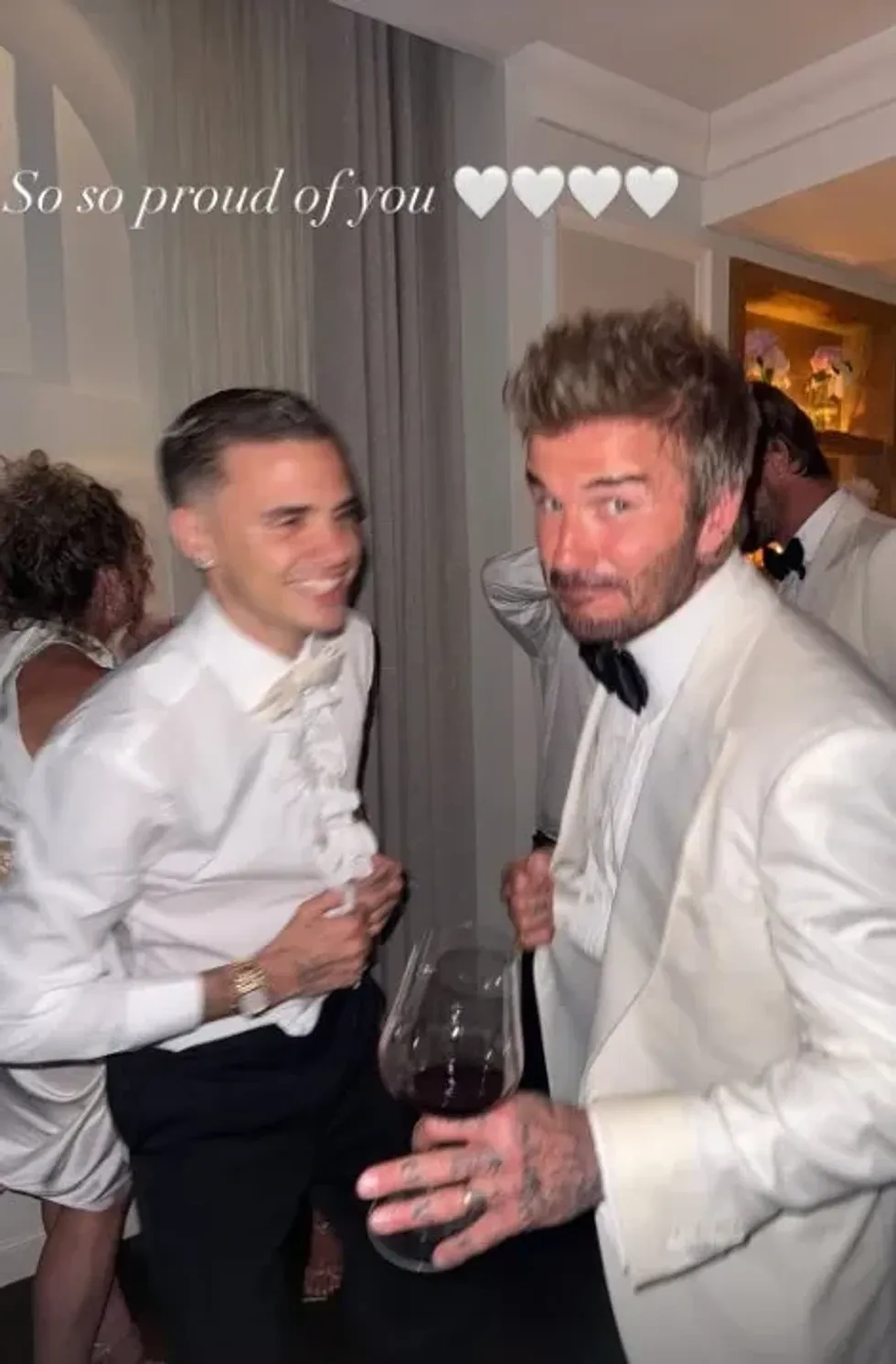 Romeo and David Beckham