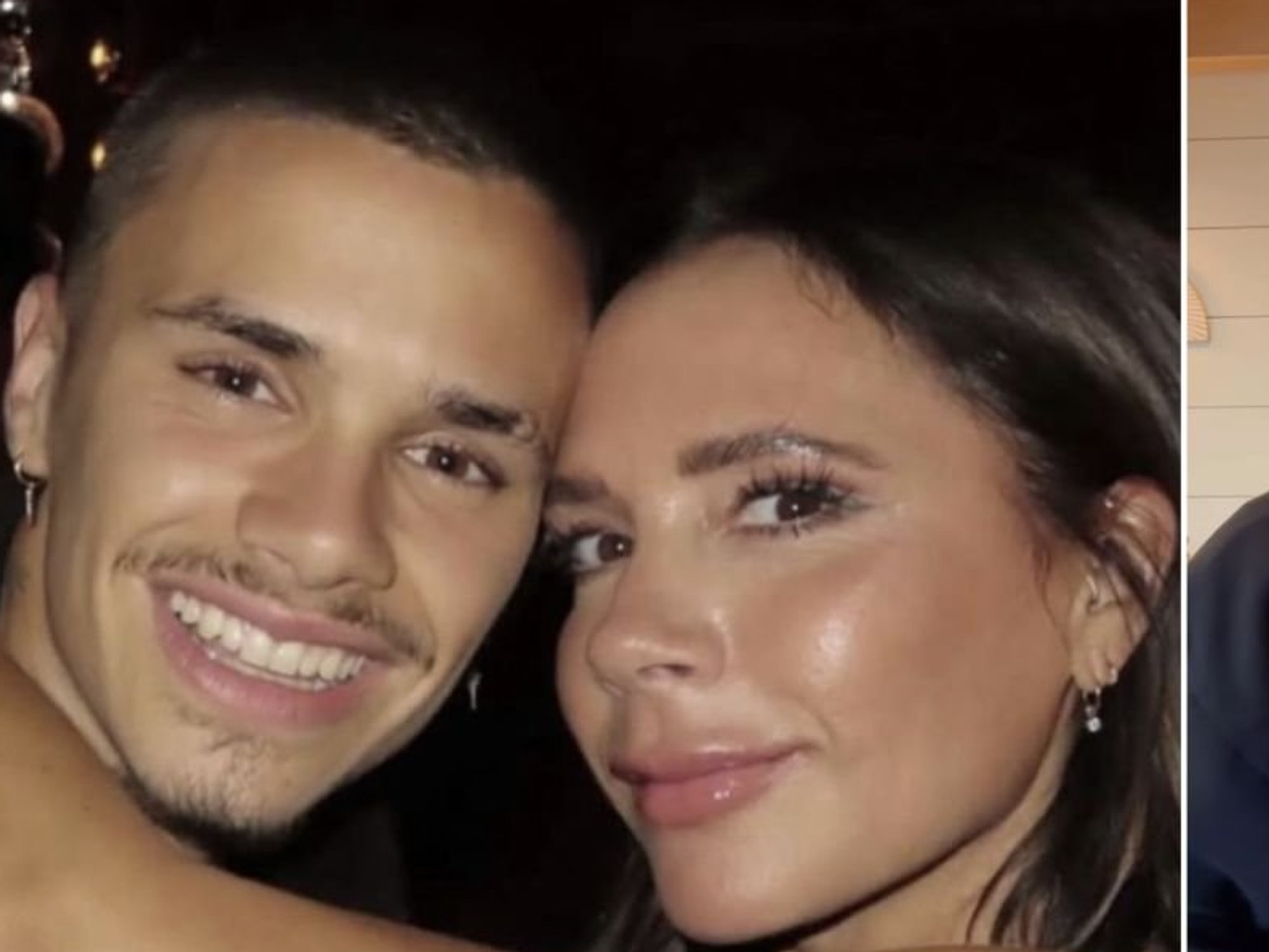 Romeo Beckham, Victoria Beckham and Brooklyn Beckham