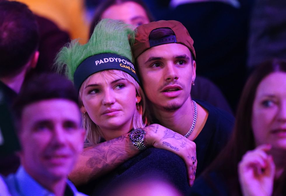 Romeo Beckham was in the crowd to see Luke Littler in the final of the World Darts Championship