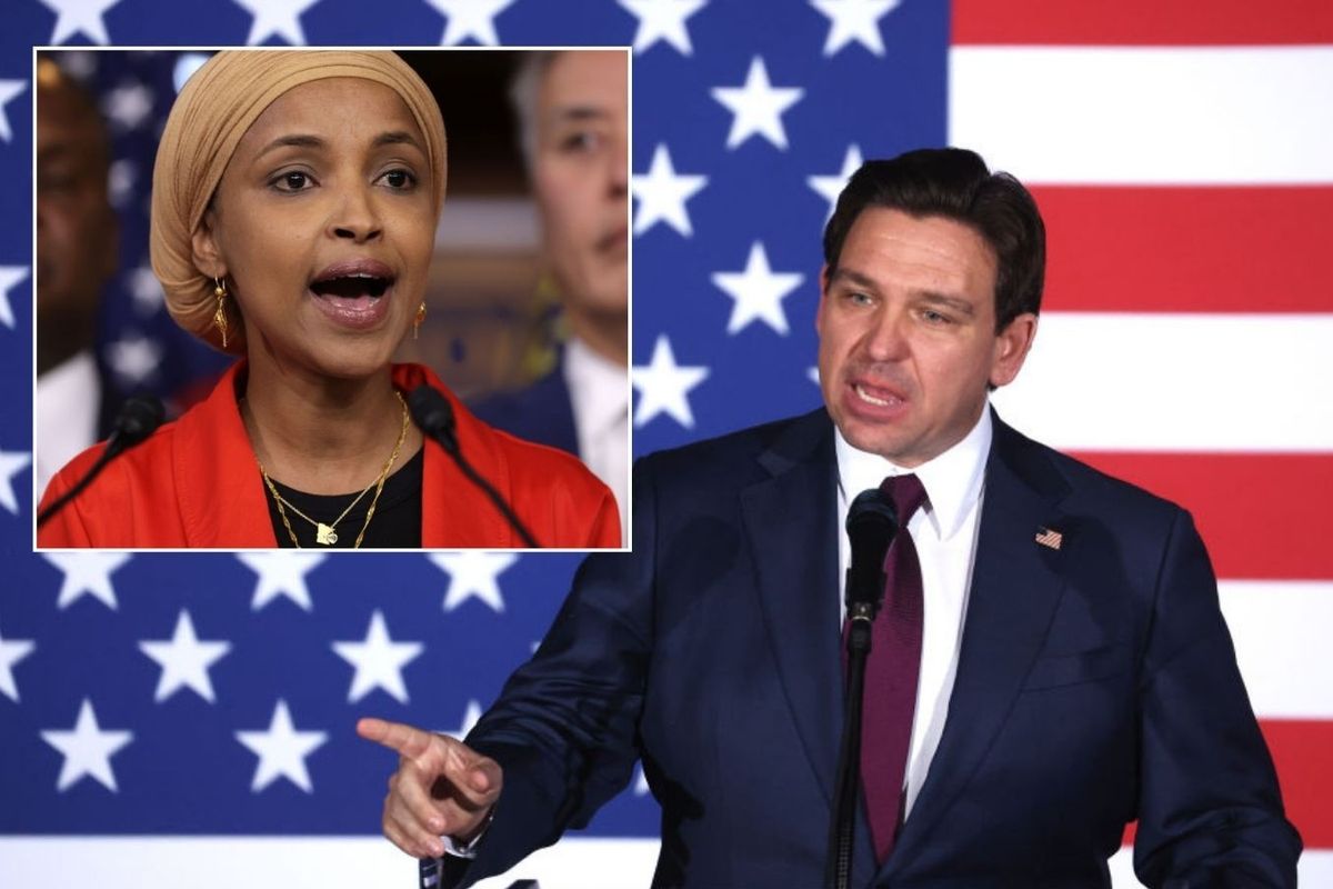 Ron DeSantis and Ilhan Omar