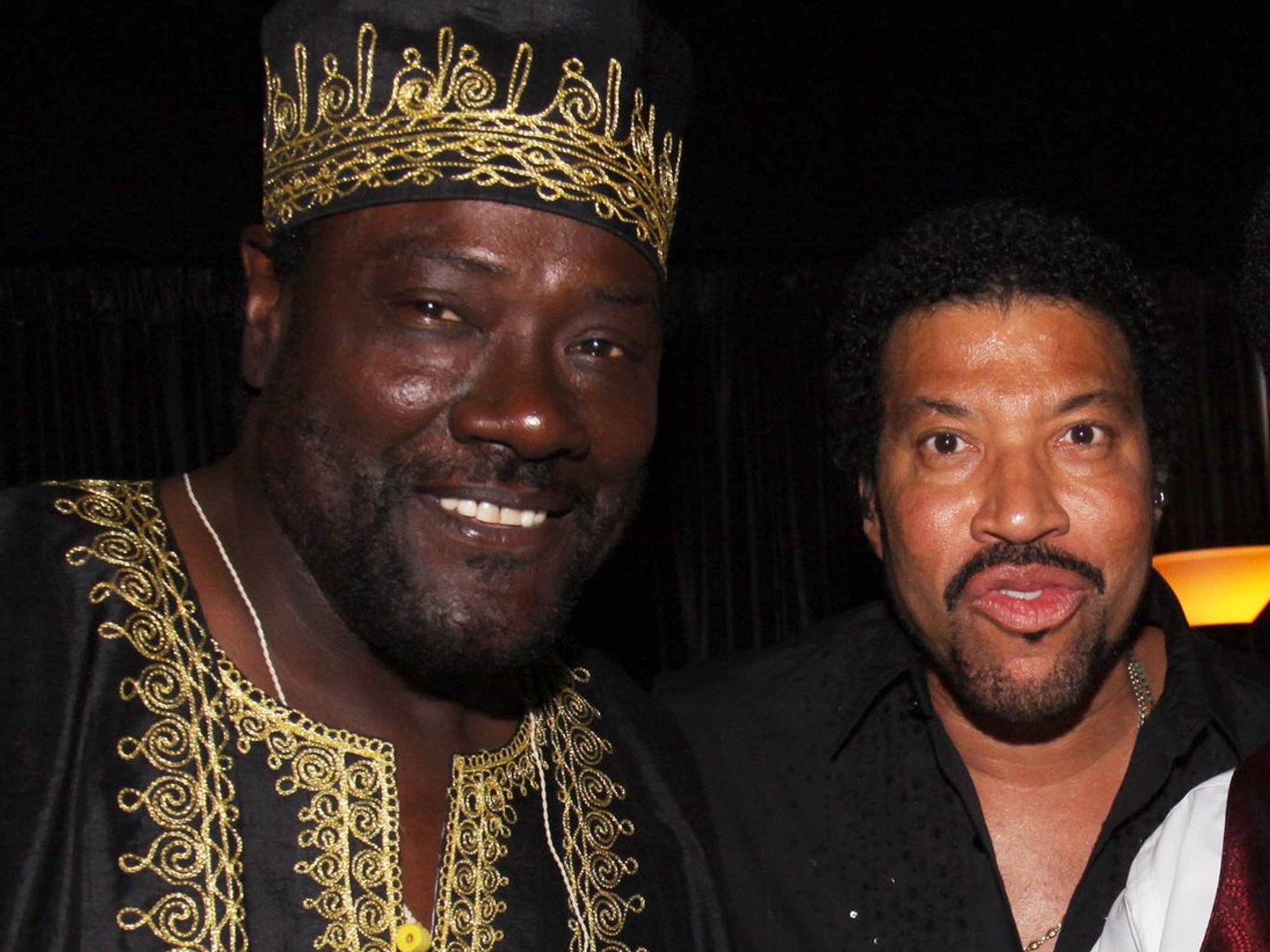 Ronald La Pread with Lionel Richie