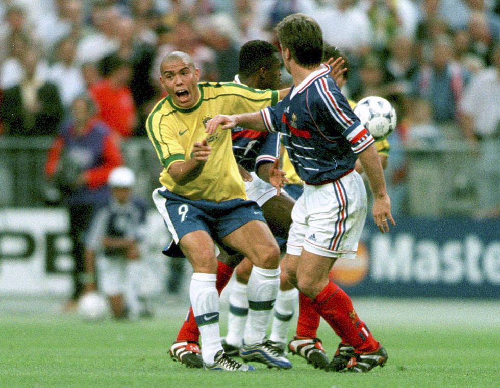 Ronaldo was a shadow of himself in the final of the 1998 World Cup final