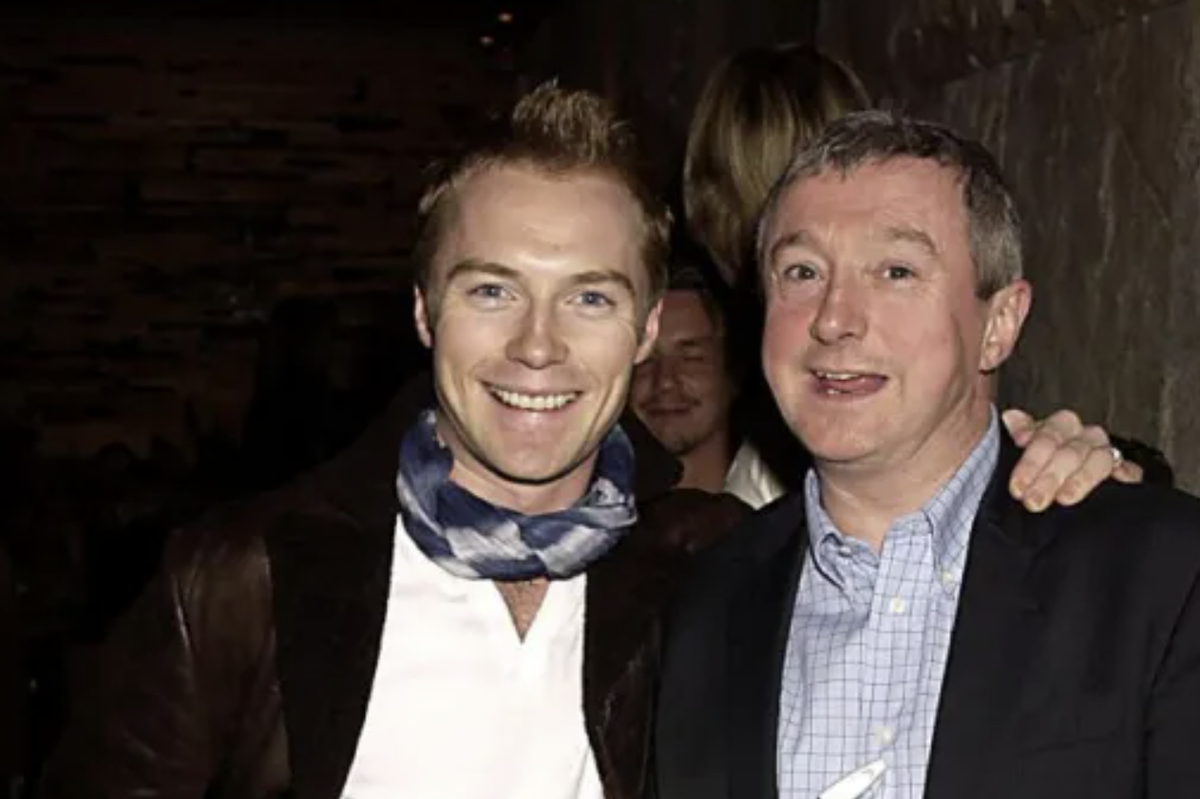 Ronan Keating and Louis Walsh