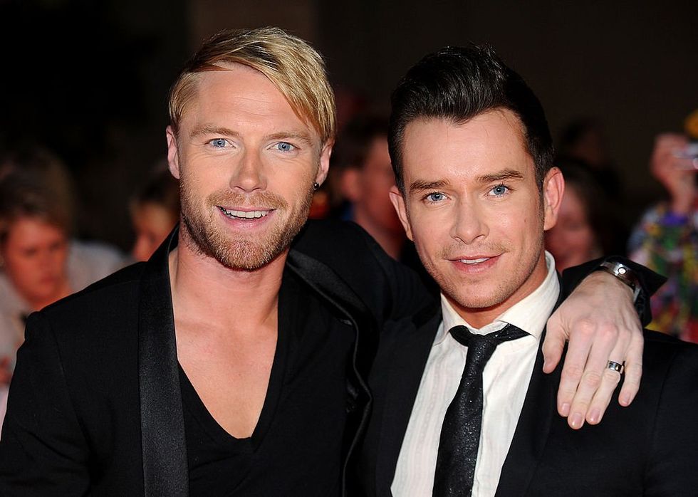 Ronan Keating and Stephen Gately