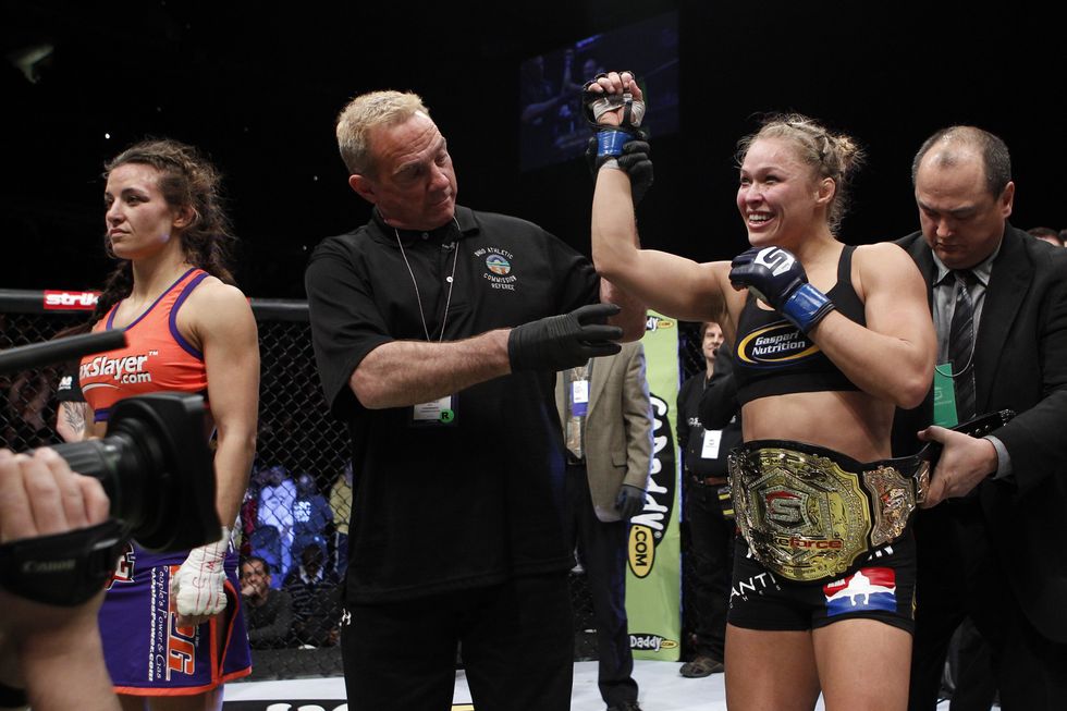 Ronda Rousey was UFC bantamweight champion at the time of her tweet