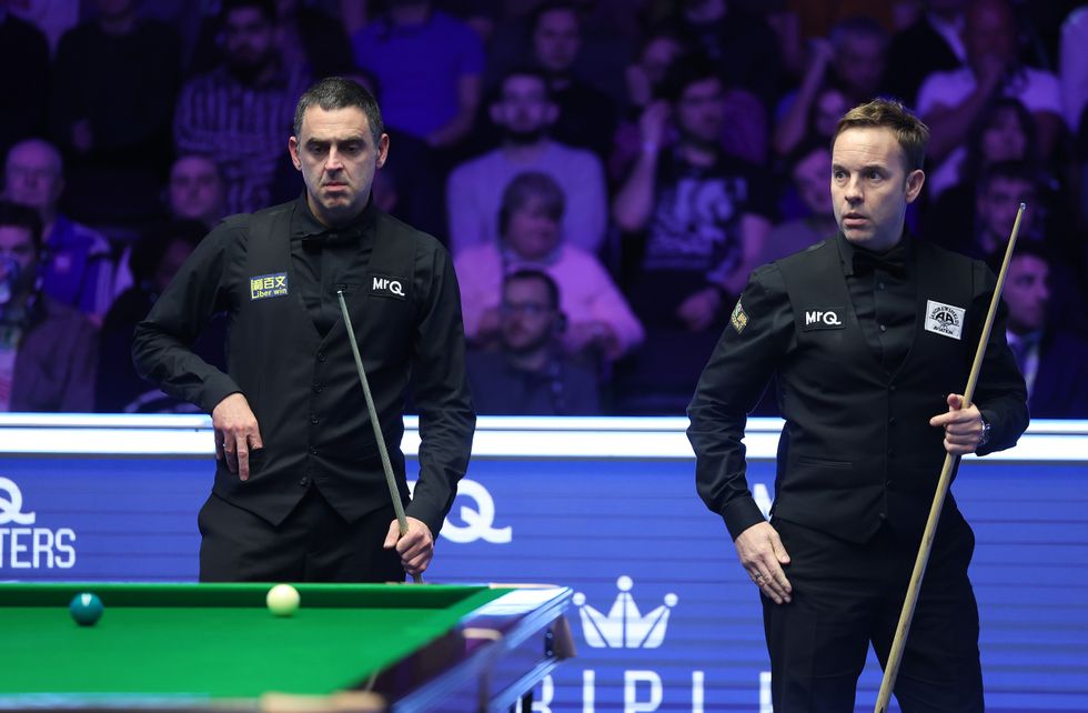 Ronnie O'Sullivan and Ali Carter