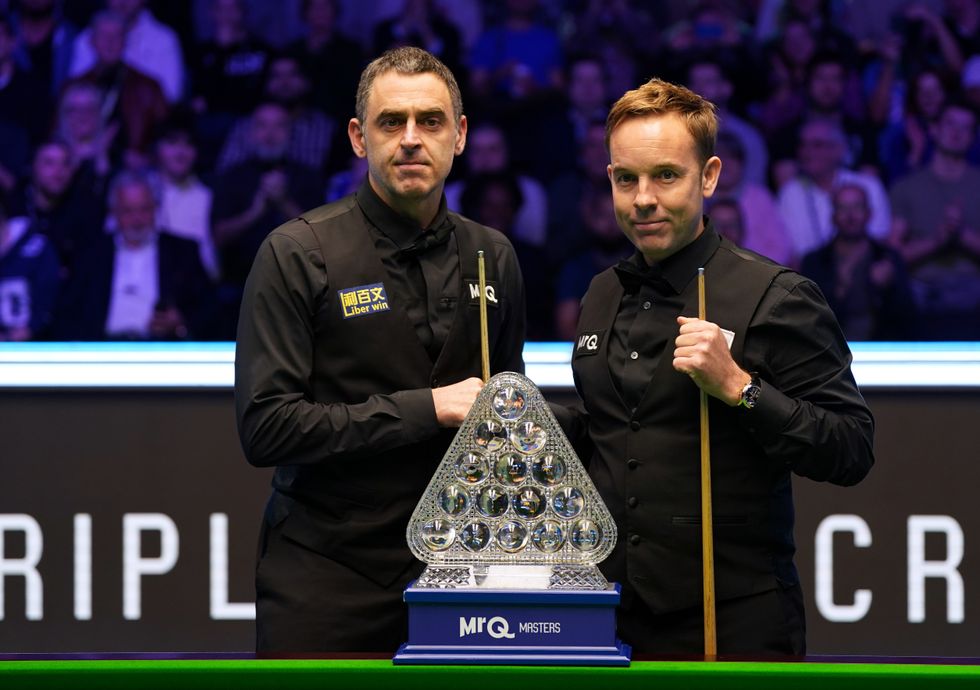 Ronnie O'Sullivan and Ali Carter