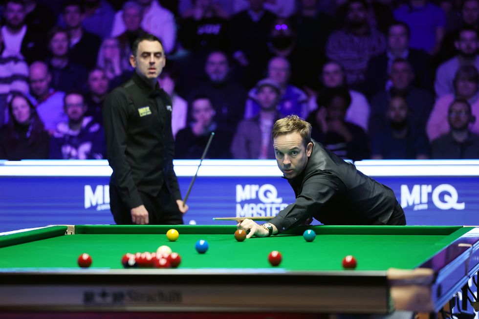 Ronnie O'Sullivan and Ali Carter