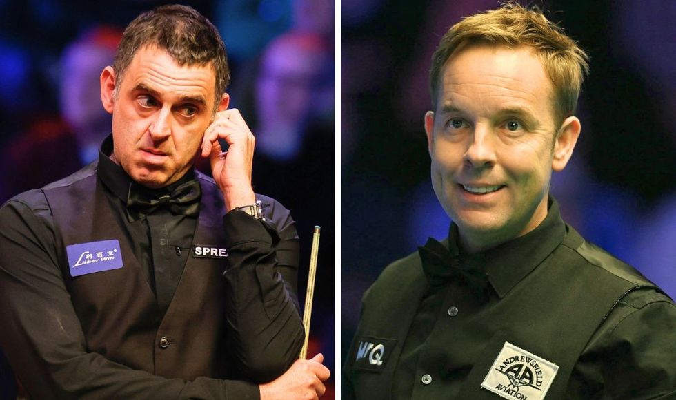 Ronnie O'Sullivan and Ali Carter